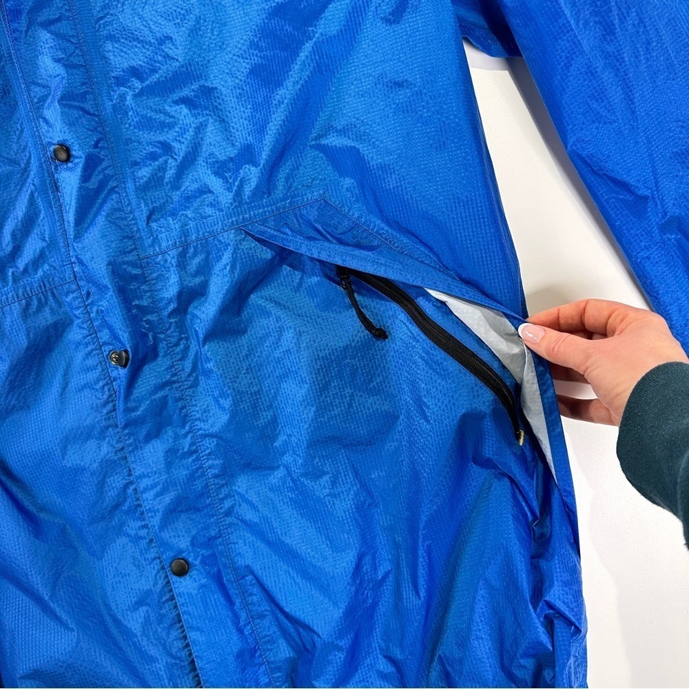 GoLite Rain Jacket Men’s XL Lightweight Hiking Shell Blue - Picture 7 of 13